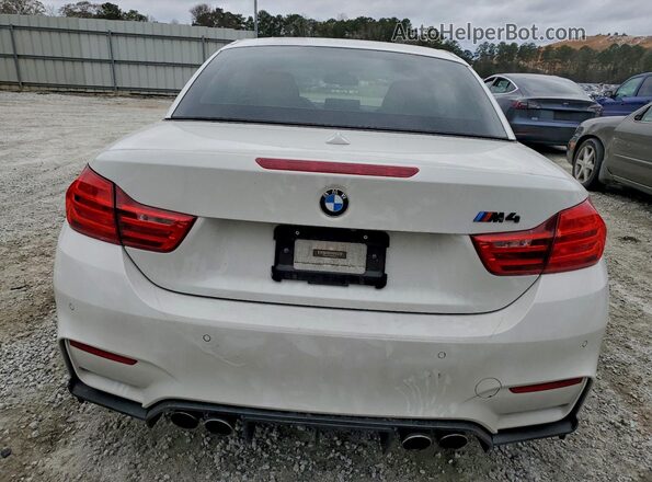 WBS3U9C59GP968816 2016 BMW M4 Белый Вид сзади