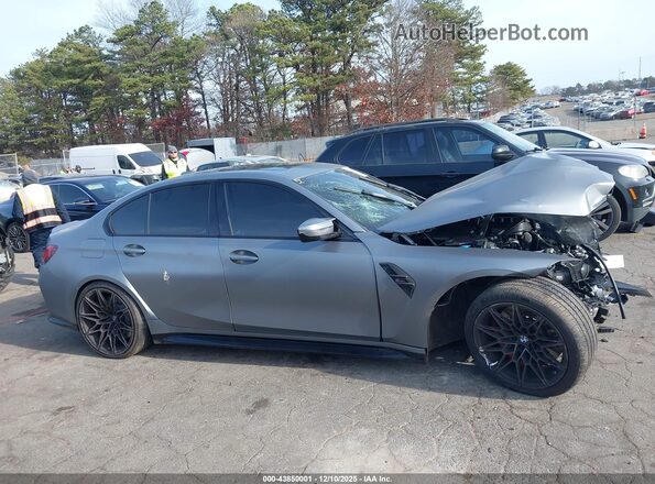 WBS43AY01RFS41331 2024 BMW M3 Gray 360 interior view