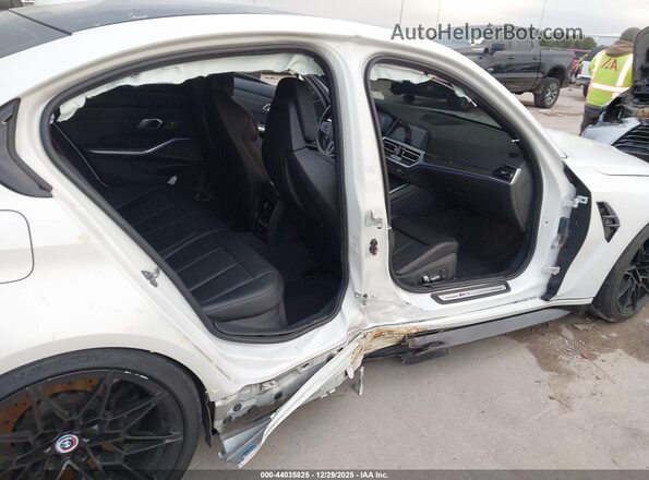 WBS43AY05NFN03636 2022 BMW M3 White Դիմացի տեսք