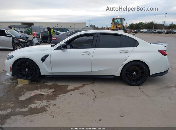WBS43AY05NFN03636 2022 BMW M3 White Սալոնի 360 աստիճան տեսք