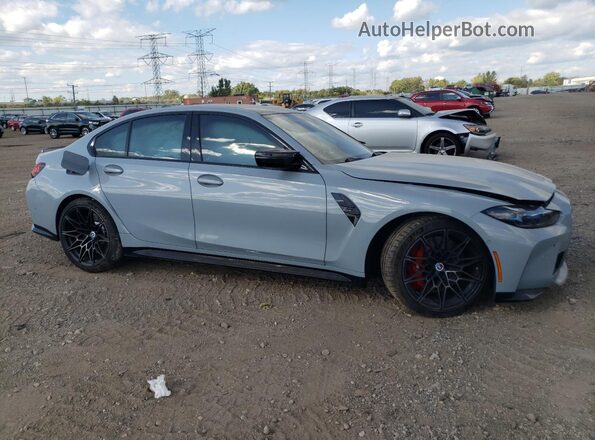 WBS43AY06NFN22745 2022 BMW M3 Gray 