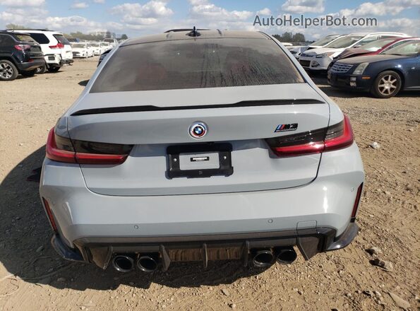WBS43AY06NFN22745 2022 BMW M3 Gray 