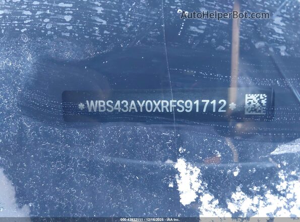 WBS43AY0XRFS91712 2024 BMW M3 Gray 