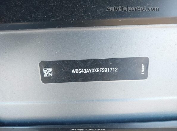 WBS43AY0XRFS91712 2024 BMW M3 Gray 