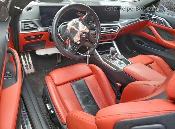 WBS43AZ02RCP62199 2024 BMW M4 White Widok deski rozdzielczej
