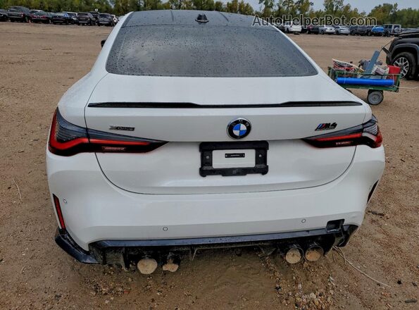 WBS43AZ02RCP62199 2024 BMW M4 White Widok z tyłu