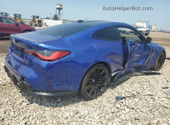 WBS43AZ04RCP54170 2024 BMW M4 Blue Հետևի աջ