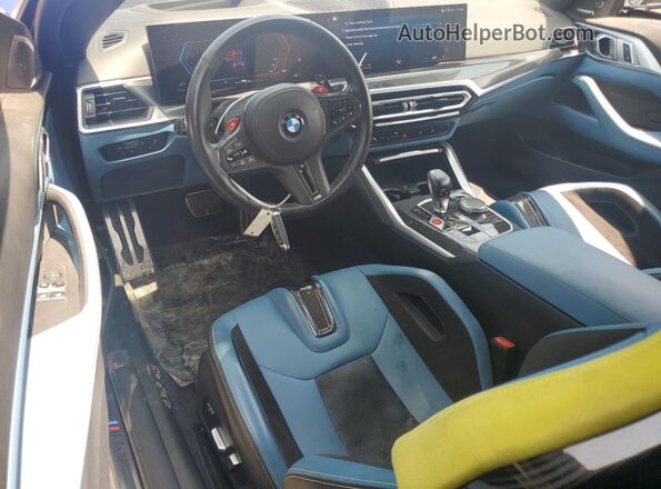 WBS43AZ04RCP54170 2024 BMW M4 Blue Առջևի վահանակի տեսք