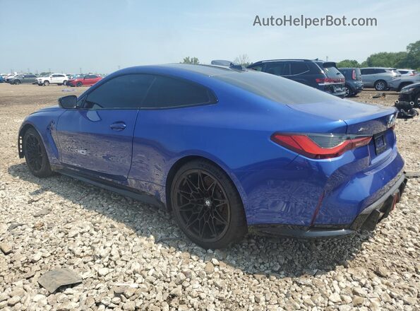 WBS43AZ04RCP54170 2024 BMW M4 Blue Հետևի ձախ