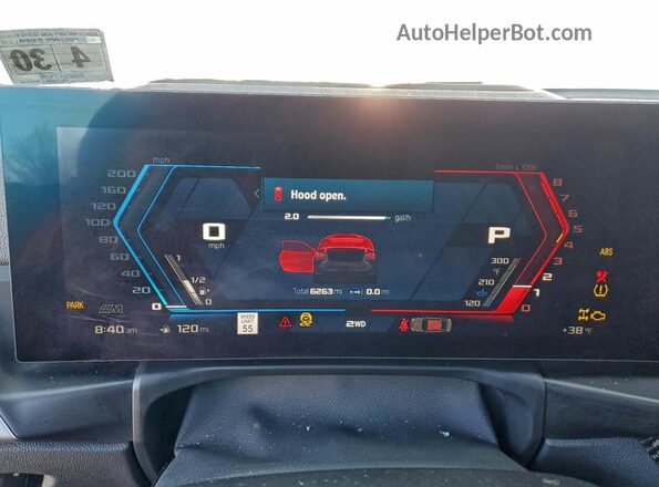 WBS43BA01SCU91093 2025 BMW M4 Black Widok zestawu wskaźników