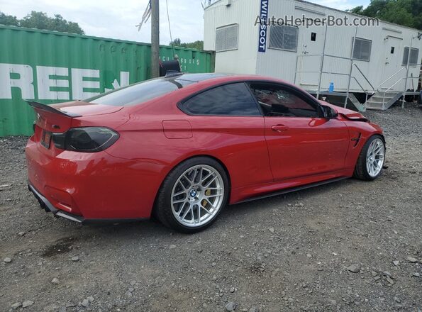 WBS4Y9C08LAH83136 2020 BMW M4 Red Rear right