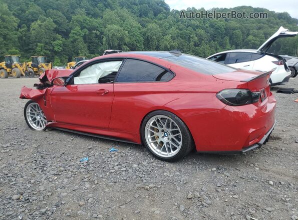 WBS4Y9C08LAH83136 2020 BMW M4 Red Rear left