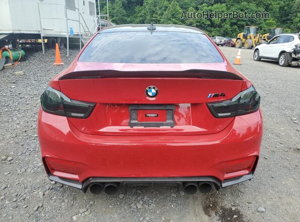 WBS4Y9C08LAH83136 2020 BMW M4 Red Rear view