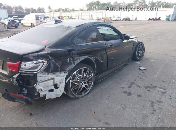 WBS4Y9C52JAA85503 2018 BMW M4 Black Widok z przodu