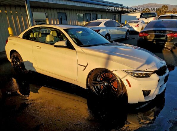 WBS4Z9C51JED22987 2018 BMW M4 White Առջևի աջ