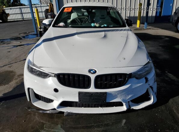 WBS4Z9C51JED22987 2018 BMW M4 White 