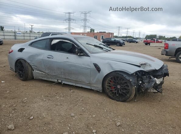 WBS63AZ08PCM39846 2023 BMW M4 Серебряный Передняя правая четверть
