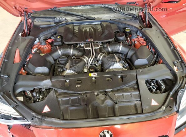 WBS6E9C50GG437272 2016 BMW M6 Оранжевый Вид задней части салона