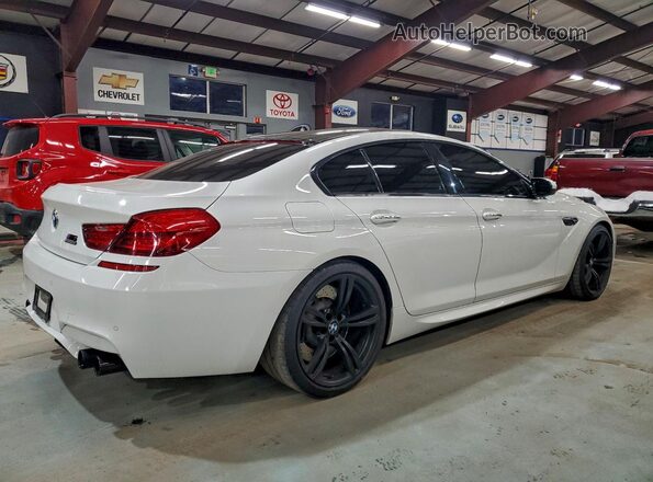 WBS6E9C56GG437177 2016 BMW M6 White Հետևի աջ
