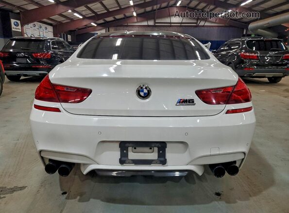 WBS6E9C56GG437177 2016 BMW M6 White Հետևի տեսք
