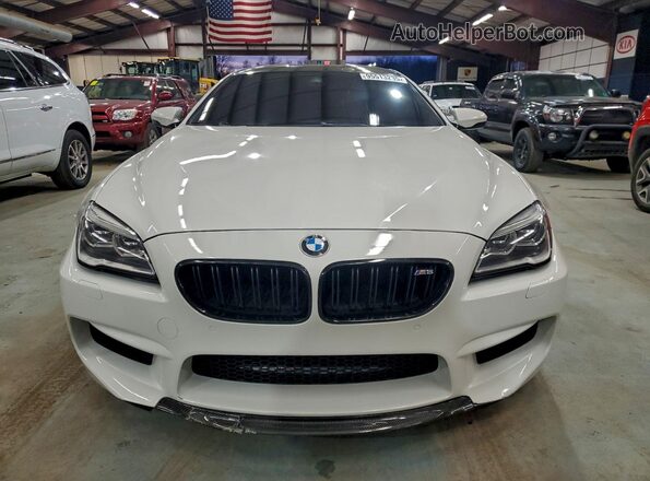 WBS6E9C56GG437177 2016 BMW M6 White Դիմացի տեսք