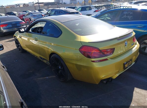 WBS6J9C56GD934663 2016 BMW M6 Green Задня ліва чверть