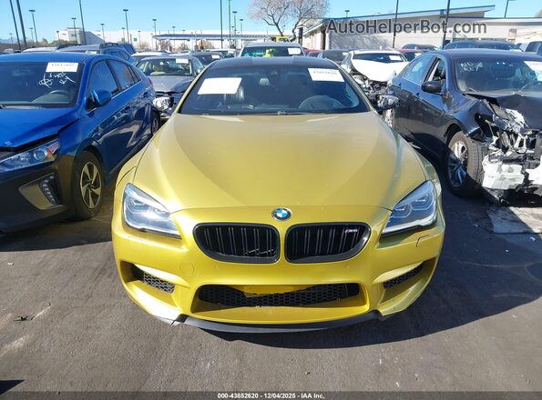 WBS6J9C56GD934663 2016 BMW M6 Green Вид задньої частини салону