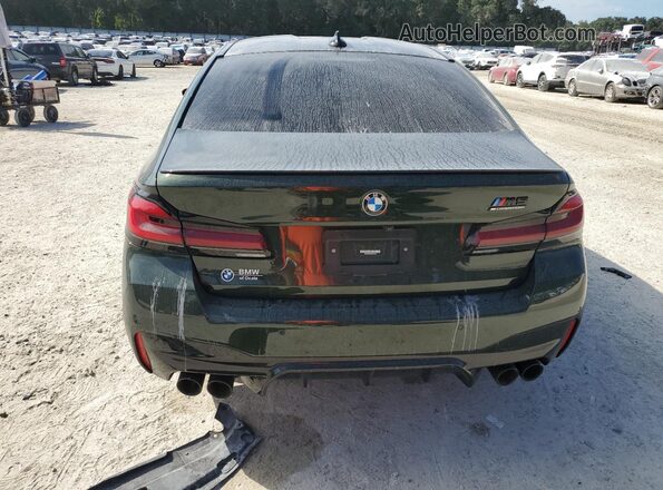 WBS83CH00PCN13394 2023 BMW M5 Green უკანა ხედი