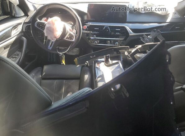 WBS83CH02PCL64339 2023 BMW M5 Blue Առջևի վահանակի տեսք