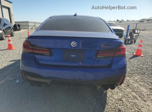 WBS83CH02PCL64339 2023 BMW M5 Blue Հետևի տեսք
