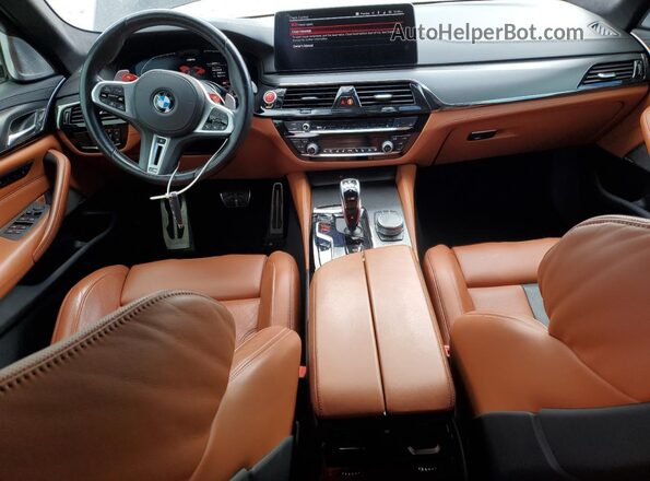 WBS83CH06MCF95078 2021 BMW M5 Black Dashboard view