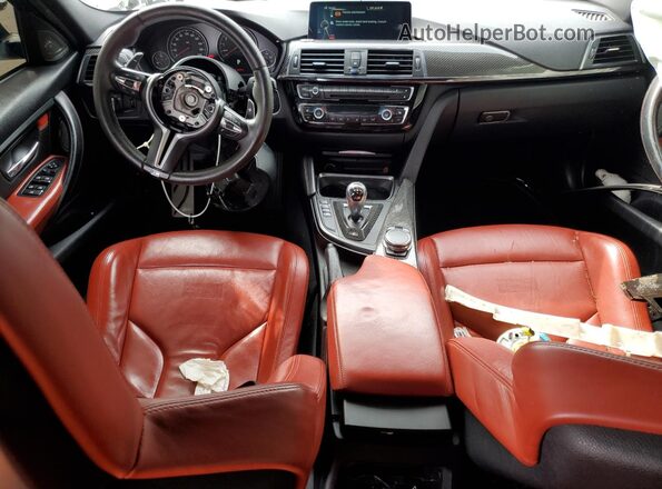 WBS8M9C50G5E68032 2016 BMW M3 Белый Вид панели приборов