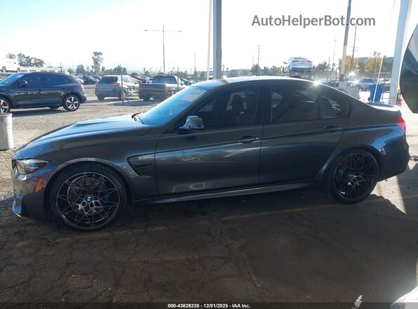 WBS8M9C58J5J79159 2018 BMW M3 Gray 