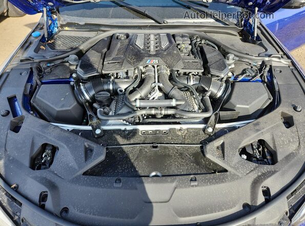 WBSAE0C09RCR46815 2024 BMW M8 Синий Вид задней части салона