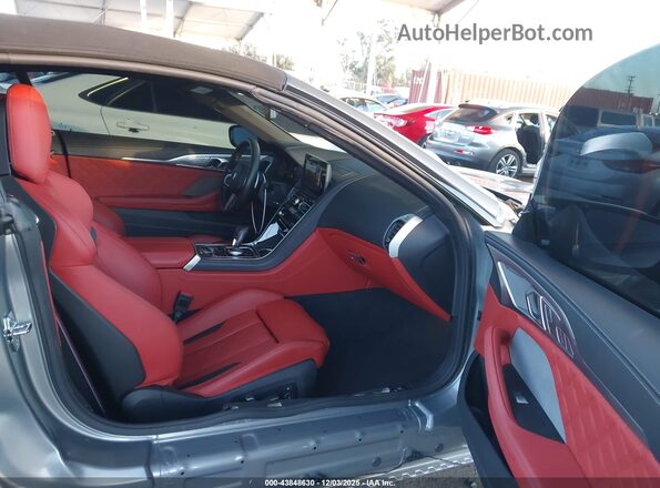 WBSDZ0C06SCU06801 2025 BMW M8 Gray Front interior view