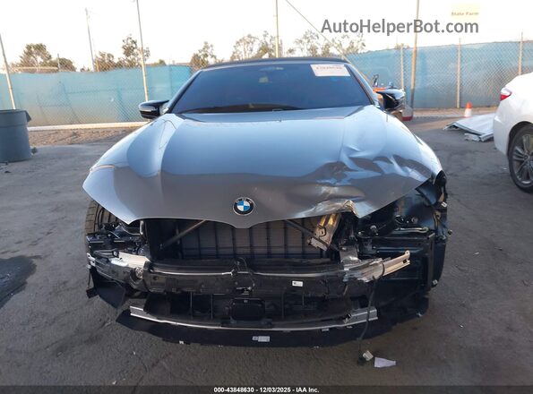WBSDZ0C06SCU06801 2025 BMW M8 Gray Rear interior view