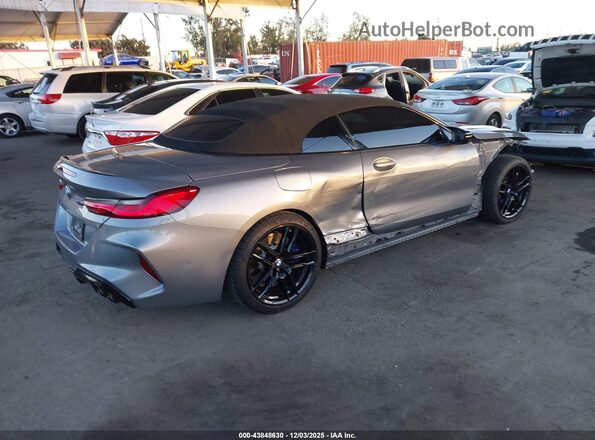 WBSDZ0C06SCU06801 2025 BMW M8 Gray Rear right