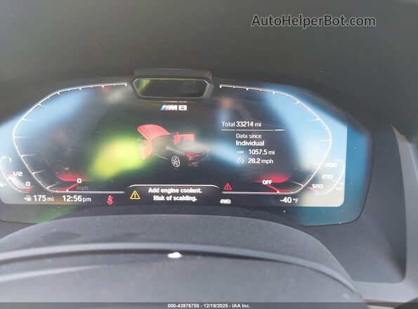 WBSDZ0C08LCD10916 2020 BMW M8 Black Հետևի նստատեղերի տեսք
