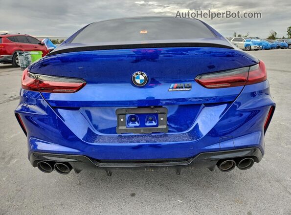 WBSGV0C08RCP11901 2024 BMW M8 Blue უკანა ხედი