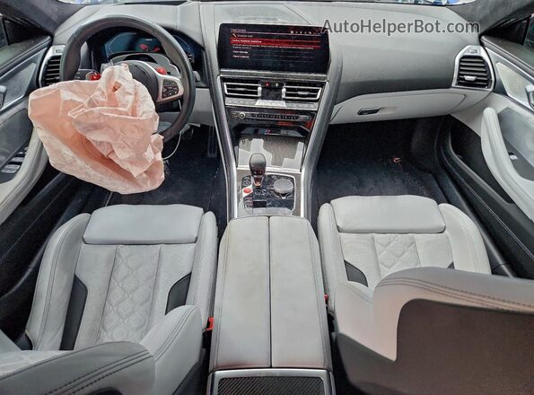 WBSGV0C08RCP11901 2024 BMW M8 Blue წინა პანელის ხედი