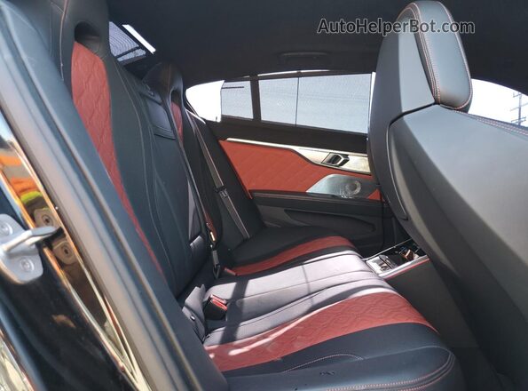 WBSGV0C09RCN76816 2024 BMW M8 Black Vista de los asientos traseros