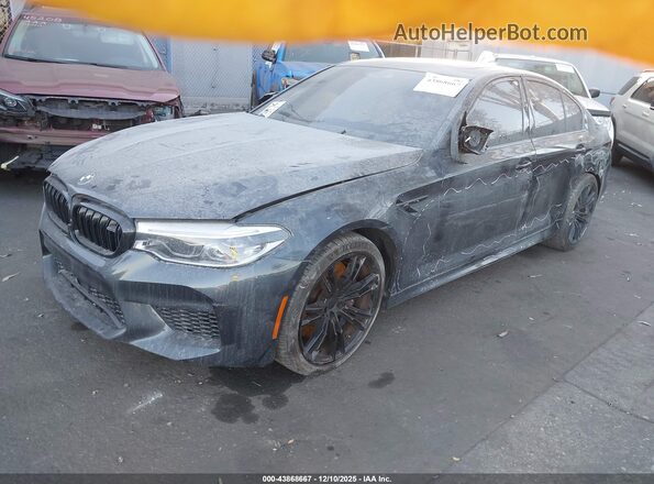 WBSJF0C09LCE34074 2020 BMW M5 Черный Передняя левая четверть