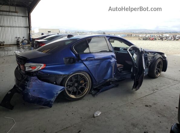 WBSJF0C55KB448437 2019 BMW M5 Blue Tył prawy