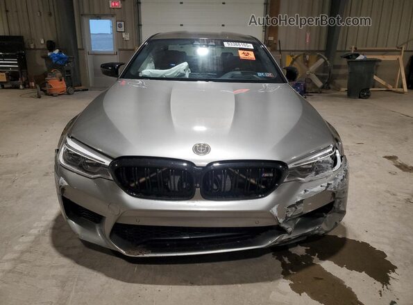 WBSJF0C56KB284146 2019 BMW M5 Silver Widok z przodu