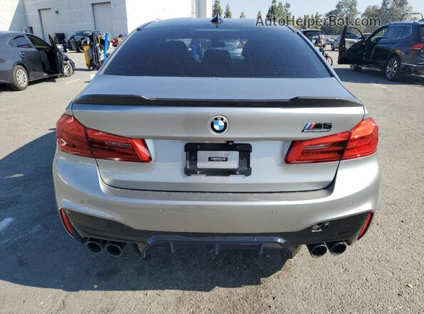 WBSJF0C57KB284589 2019 BMW M5 Серебряный Вид сзади