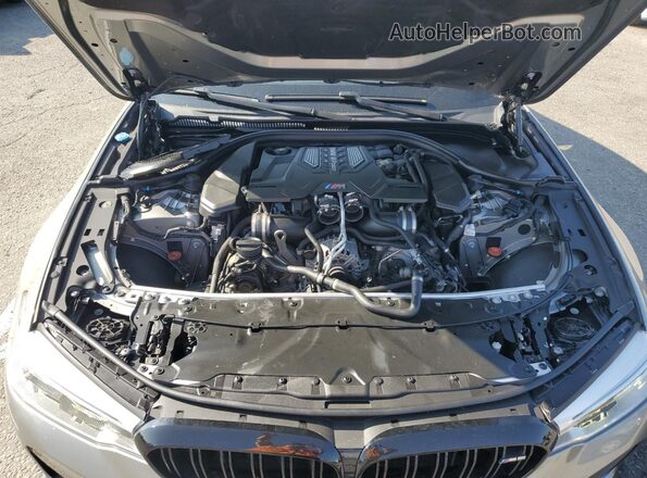 WBSJF0C57KB284589 2019 BMW M5 Серебряный Вид задней части салона
