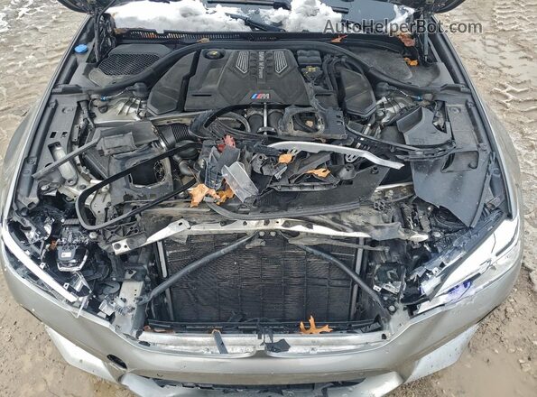 WBSJF0C59KB284660 2019 BMW M5 Gray Rear interior view