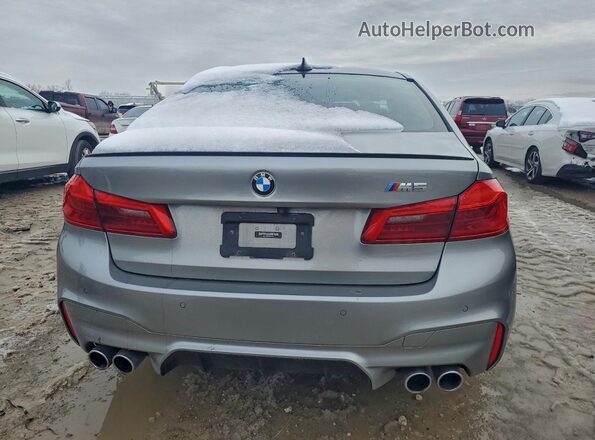 WBSJF0C59KB284660 2019 BMW M5 Gray Rear view