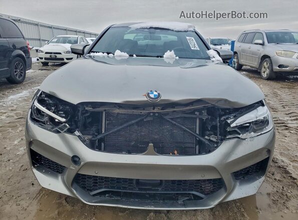 WBSJF0C59KB284660 2019 BMW M5 Gray Front view