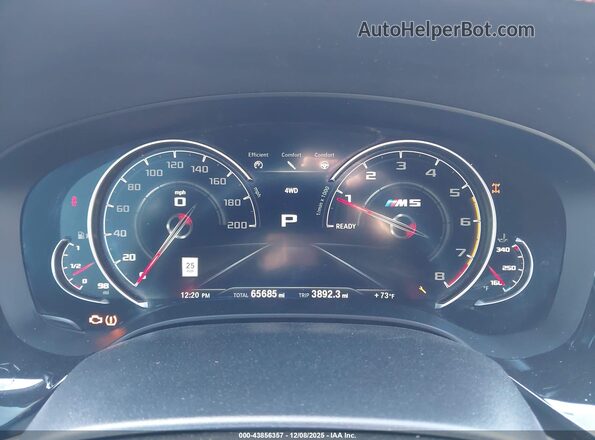 WBSJF0C5XJB282754 2018 BMW M5 Red 